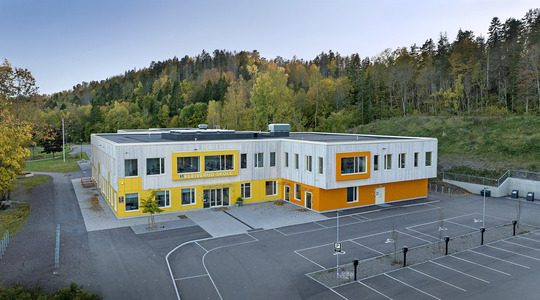 Skolebygning Kleiverud skole